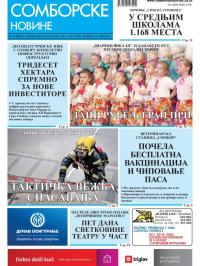 Somborske novine - broj 3493, 4. jun 2021.