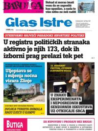 Glas Istre - broj 235, 26. avg 2021.