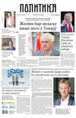 Politika - broj 39741, 21. jul 2024.