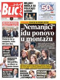 Blic - broj 7515, 16. jan 2018.