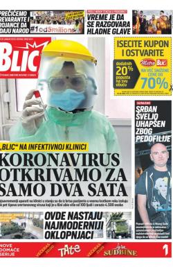 Blic - broj 8241, 29. jan 2020.