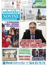 Nove Subotičke novine - broj 3, 22. jan 2016.