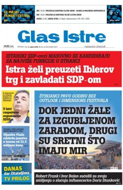 Glas Istre - broj 244, 4. sep 2020.