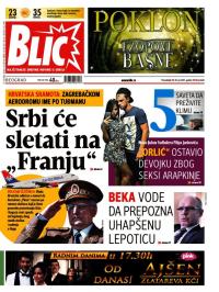 Blic - broj 6620, 20. jul 2015.