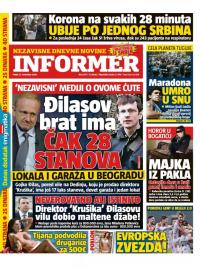 Informer - broj 2617, 27. nov 2020.