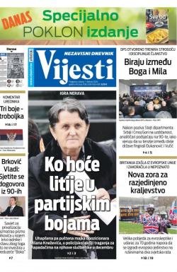 Vijesti - broj 7838, 1. feb 2020.