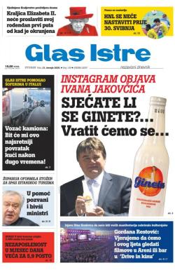 Glas Istre - broj 109, 21. apr 2020.