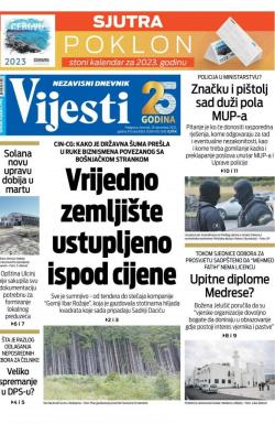 Vijesti - broj 8879, 29. dec 2022.