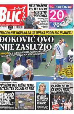 Blic - broj 8453, 8. sep 2020.