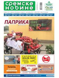 Sremske Novine - broj 2952, 27. sep 2017.