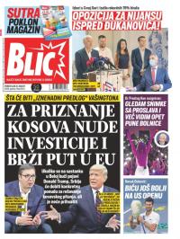 Blic - broj 8445, 31. avg 2020.