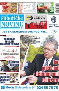 Nove Subotičke novine - broj 41, 13. okt 2017.