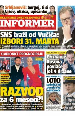 Informer - broj 2052, 21. jan 2019.