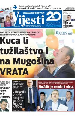 Vijesti - broj 6843, 10. apr 2017.