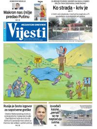 Vijesti - broj 7744, 27. okt 2019.