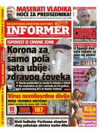 Informer - broj 2505, 20. jul 2020.