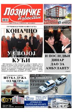 Lozničke novosti - broj 363, 27. feb 2015.