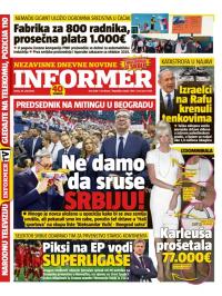 Informer - broj 3686, 29. maj 2024.