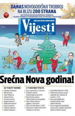 Vijesti - broj 8167, 31. dec 2020.