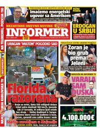 Informer - broj 3802, 11. okt 2024.