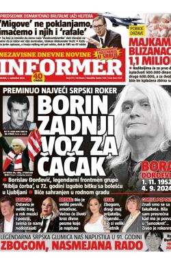 Informer - broj 3771, 5. sep 2024.