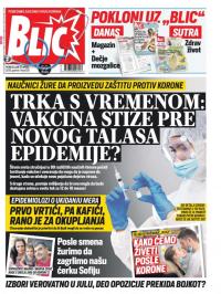 Blic - broj 8321, 27. apr 2020.