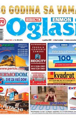 Novosti oglasi - broj 1585, 14. avg 2019.