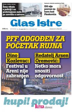 Glas Istre - broj 194, 16. jul 2020.