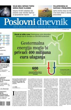 Poslovni Dnevnik - broj 4942, 11. okt 2023.