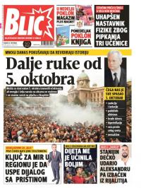 Blic - broj 7774, 6. okt 2018.