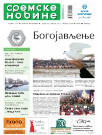 Sremske Novine - broj 2708, 23. jan 2013.