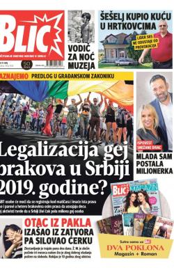 Blic - broj 7634, 19. maj 2018.