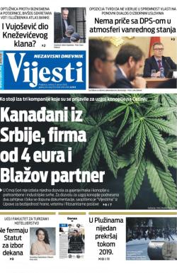 Vijesti - broj 7817, 11. jan 2020.