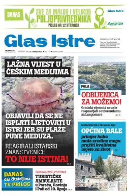 Glas Istre - broj 143, 27. maj 2022.