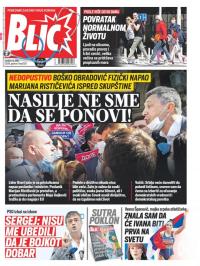 Blic - broj 8331, 9. maj 2020.