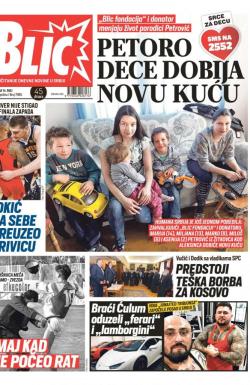 Blic - broj 7985, 14. maj 2019.