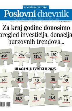 Poslovni Dnevnik - broj 4993, 22. dec 2023.