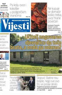 Vijesti - broj 7230, 26. maj 2018.