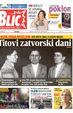 Blic - broj 6332, 28. sep 2014.