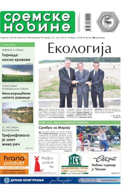 Sremske Novine - broj 2728, 12. jun 2013.