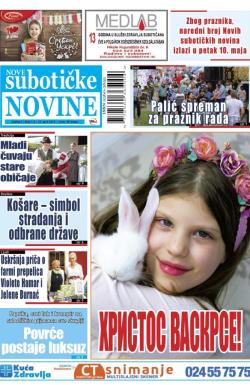 Nove Subotičke novine - broj 113, 25. apr 2019.