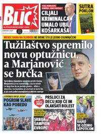 Blic - broj 7713, 6. avg 2018.