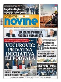 Dnevne novine - broj 2848, 27. nov 2020.