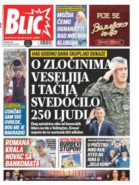 Blic - broj 8379, 26. jun 2020.