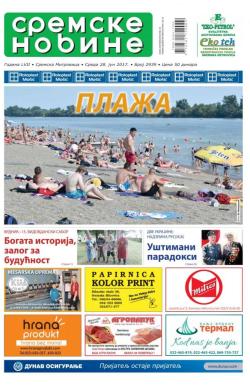 Sremske Novine - broj 2939, 28. jun 2017.