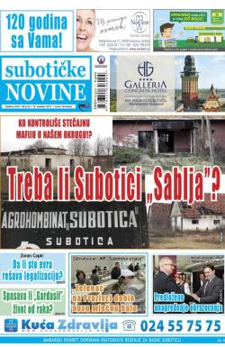 Nove Subotičke novine - broj 42, 16. okt 2015.