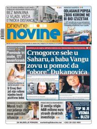 Dnevne novine - broj 2817, 22. okt 2020.