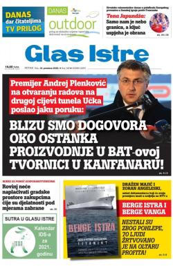 Glas Istre - broj 348, 18. dec 2020.