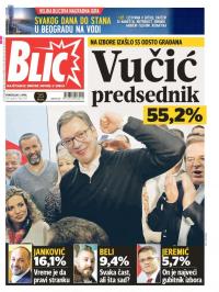 Blic - broj 7233, 3. apr 2017.