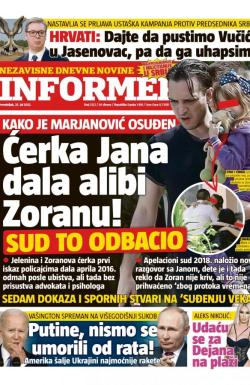 Informer - broj 3122, 25. jul 2022.